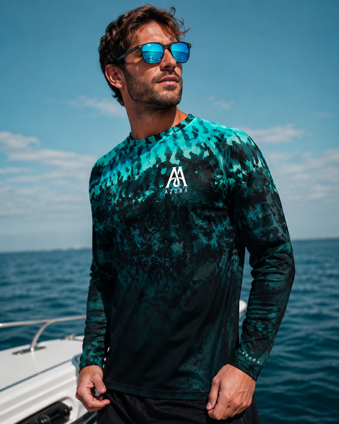 ABYSS TIDE CAMO - UPF50 LONG SLEEVE
