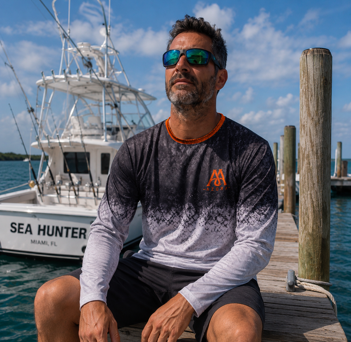 PREDATOR SHADOW ORANGE STRIKE - UPF50 LONG SLEEVE