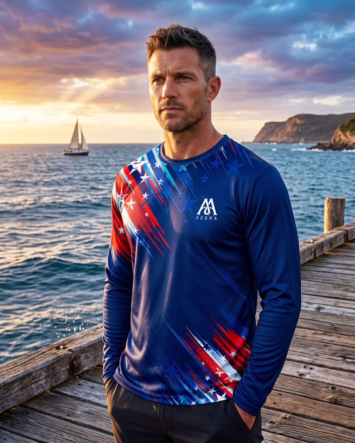 AMERICANA LOOK - UPF50 LONG SLEEVE